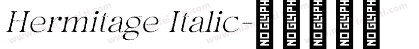 Hermitage Italic字体转换